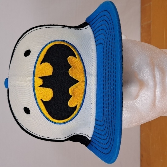 DC Comics Offical Batman Comics embroidered logo casual black snapback hat - Picture 1 of 8